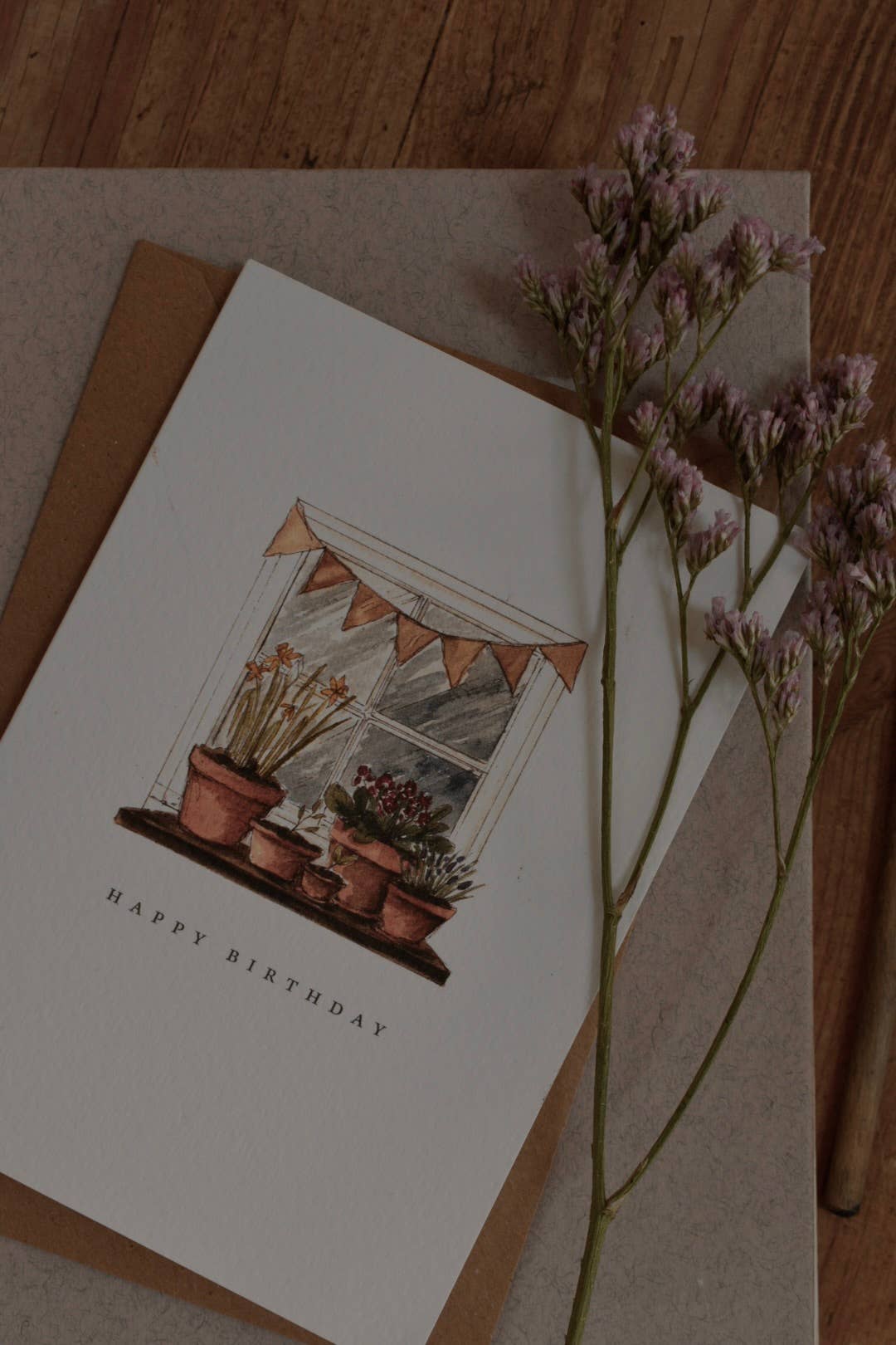 A Birthday Window Card (For Plant and Garden Lovers)