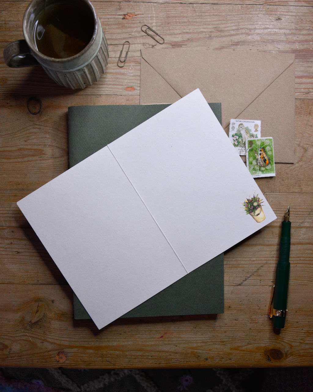 New - 100% Recycled Cut Flower Bucket Card