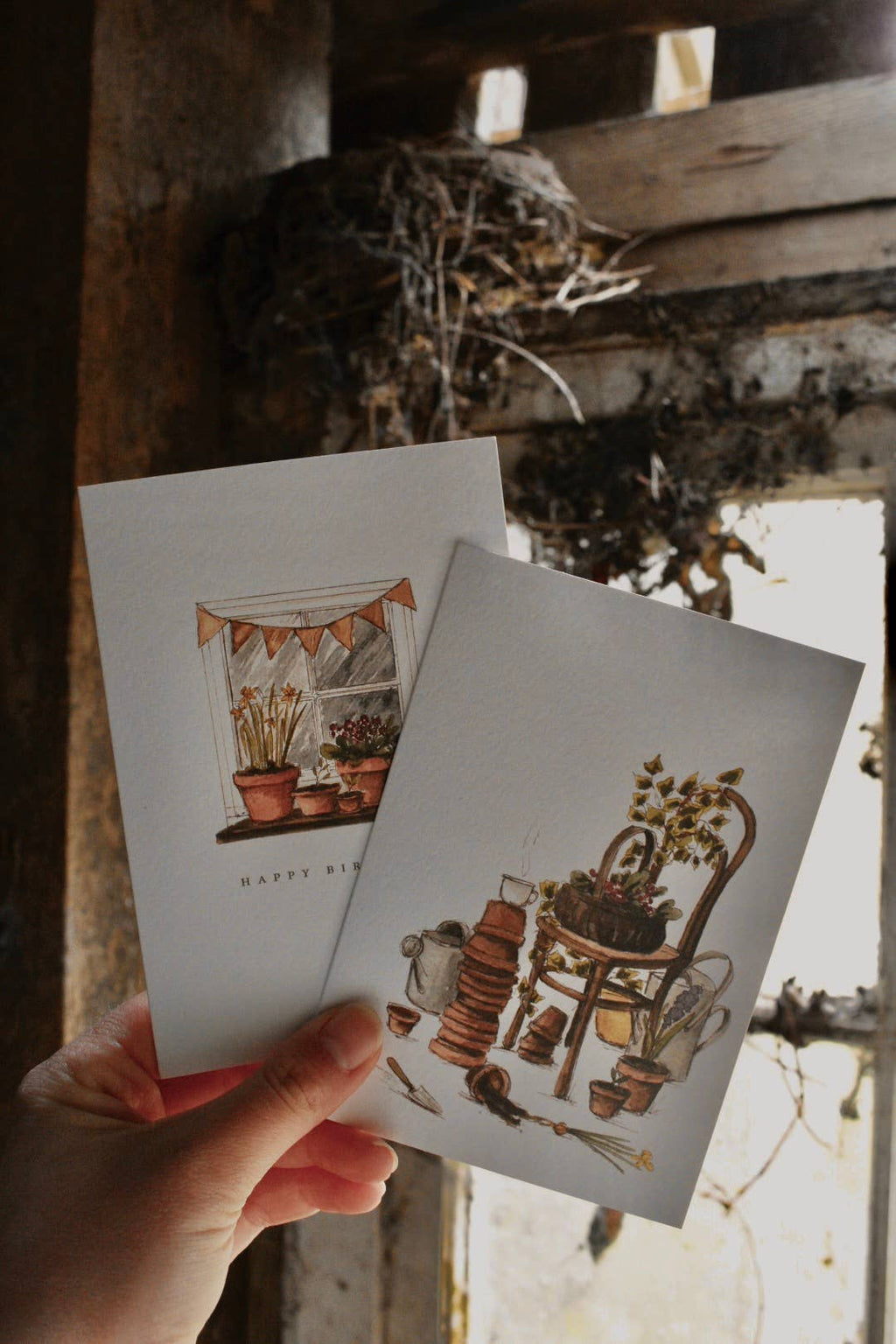 A Birthday Window Card (For Plant and Garden Lovers)