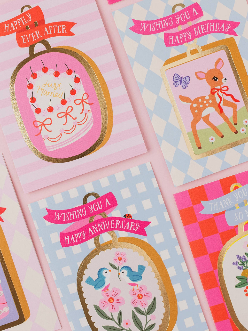 Tiny Treasures Fawn Birthday Card with Gold Trinket
