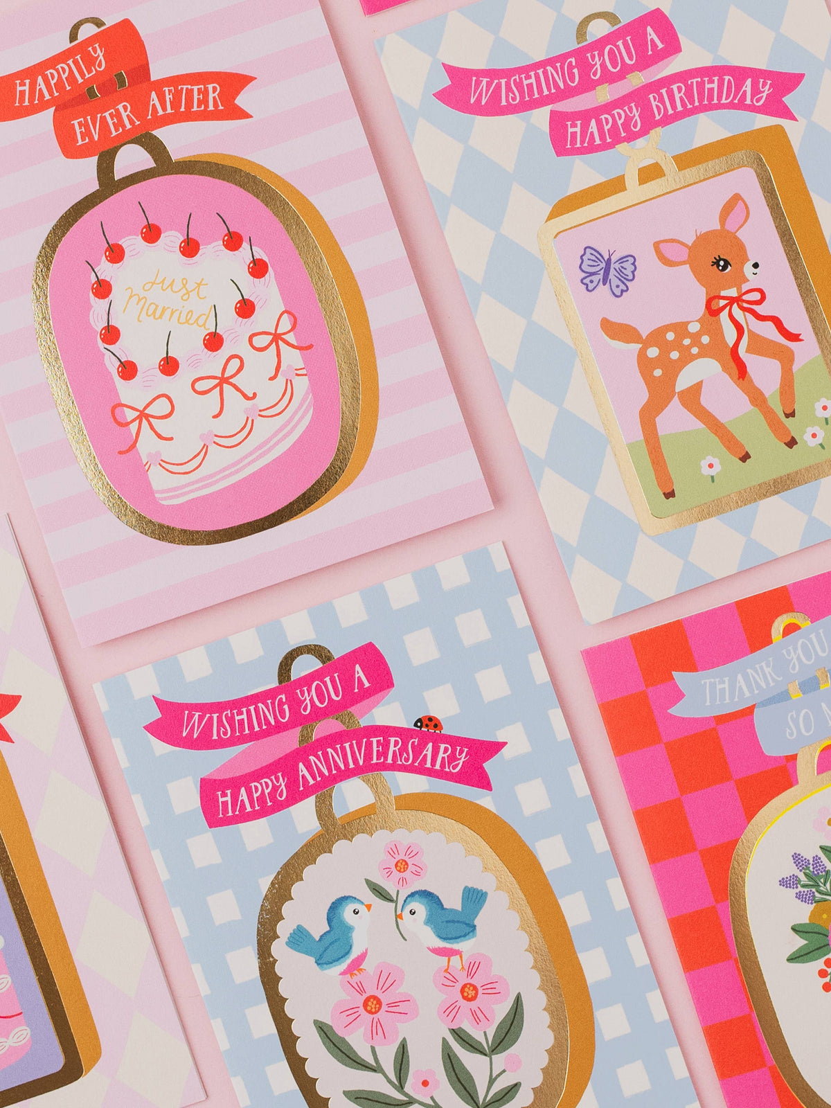 Tiny Treasures Fawn Birthday Card with Gold Trinket