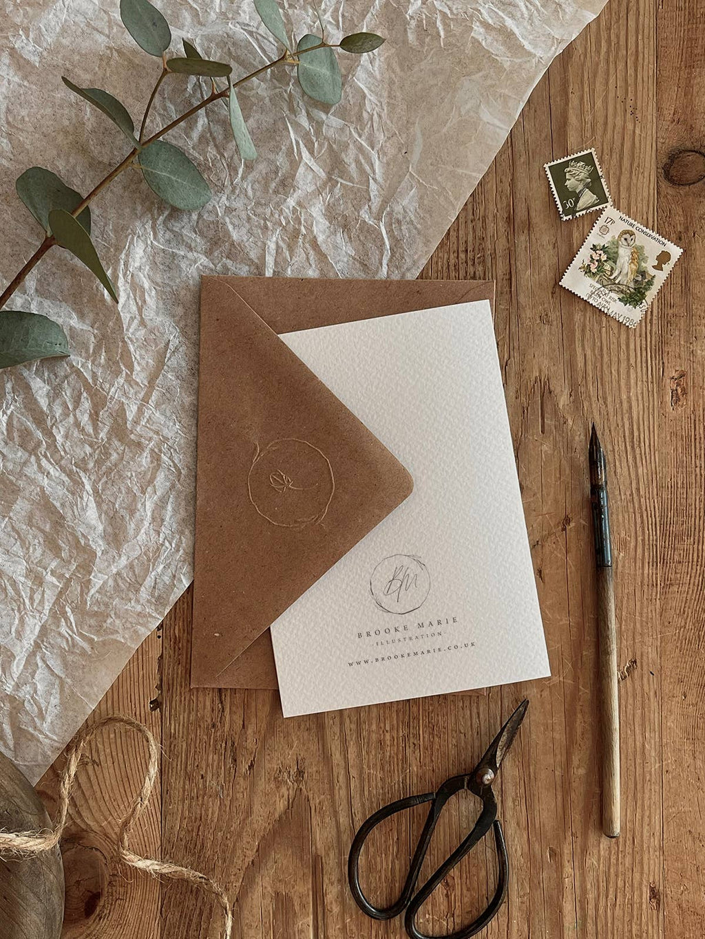 A Farmhouse View Countryside Farming Life Greeting Card