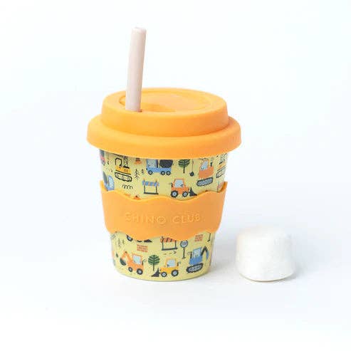 Digger Babychino Cup 4oz (Straws Sold Separately)
