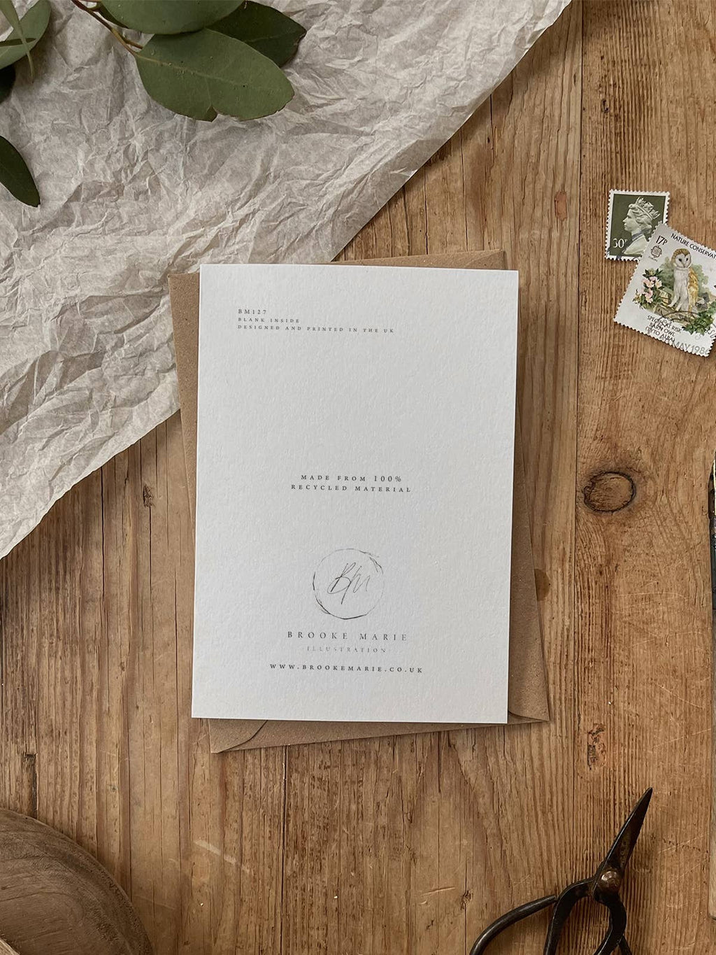 I Love You More Than Coffee   100% recycled card