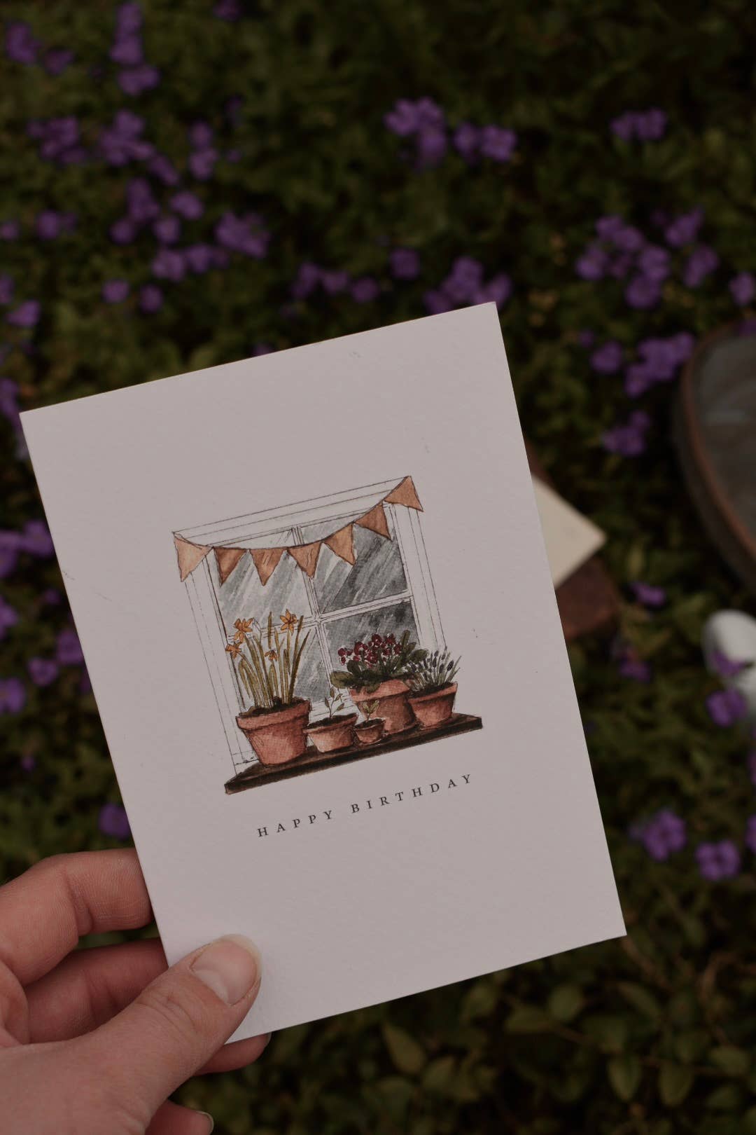 A Birthday Window Card (For Plant and Garden Lovers)