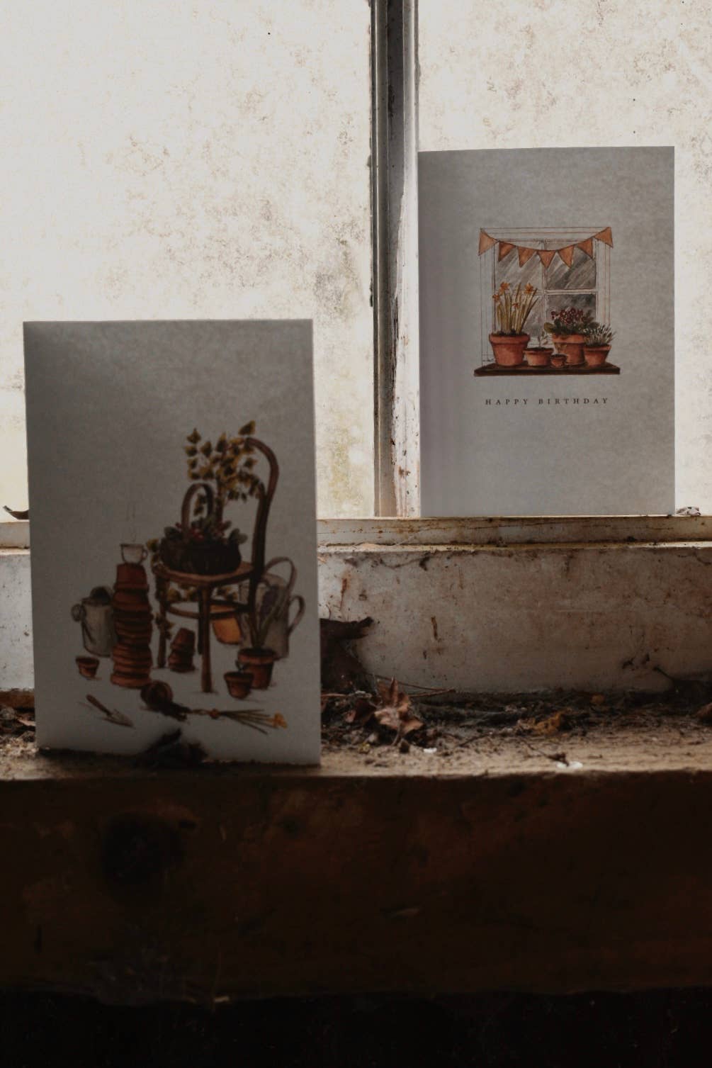 A Birthday Window Card (For Plant and Garden Lovers)