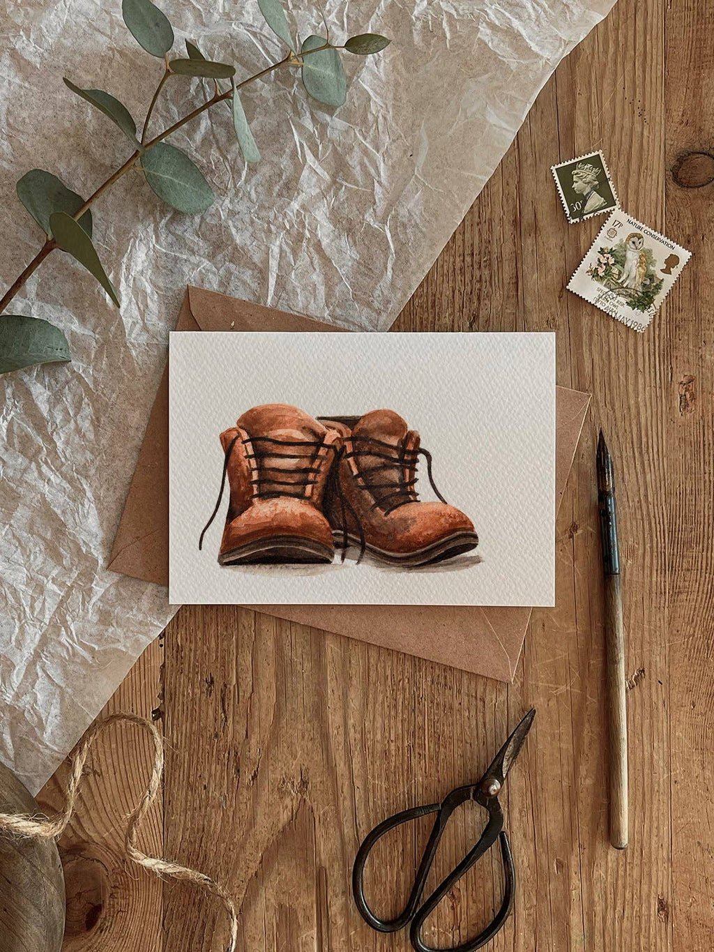 Hiking Boots Card