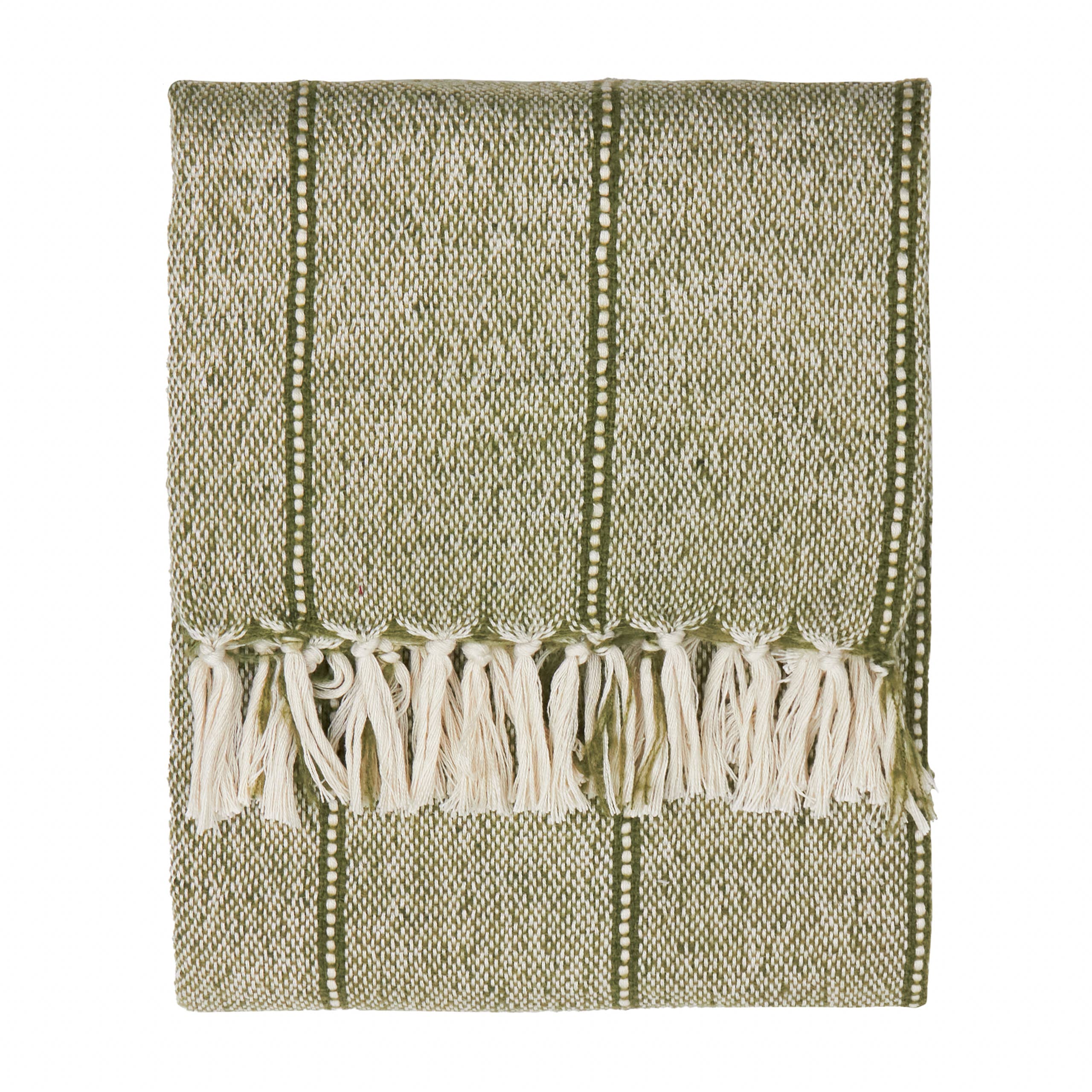 Hedon Woven Indoor/Outdoor Throw Moss