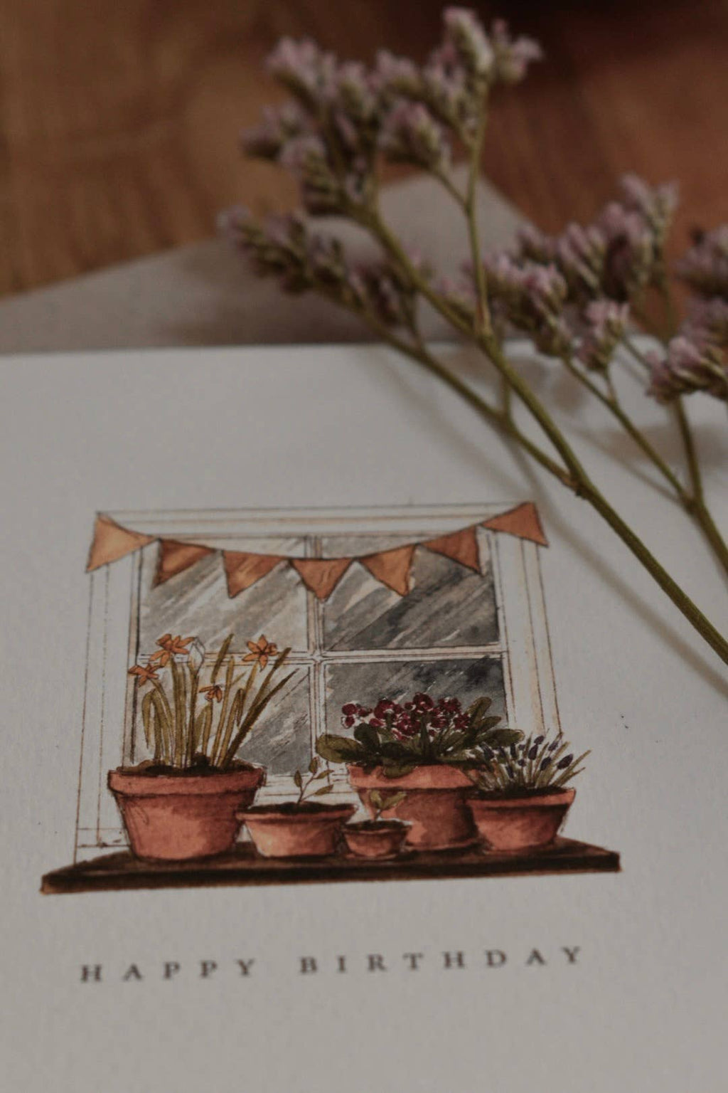 A Birthday Window Card (For Plant and Garden Lovers)