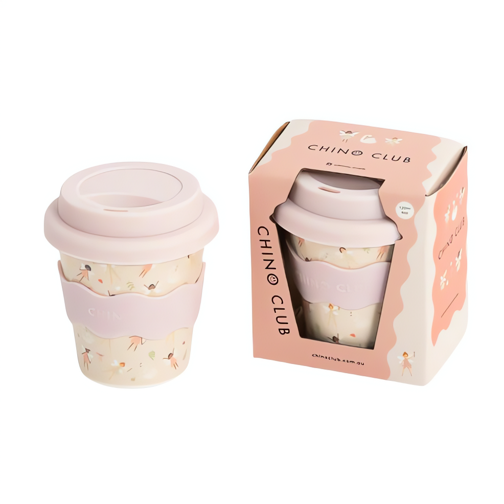 Fairy Babychino Cup 4oz (Straws Sold Separately)