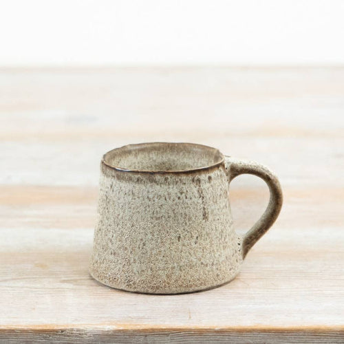 11.5cm Neutral Speckled Rustic Mug