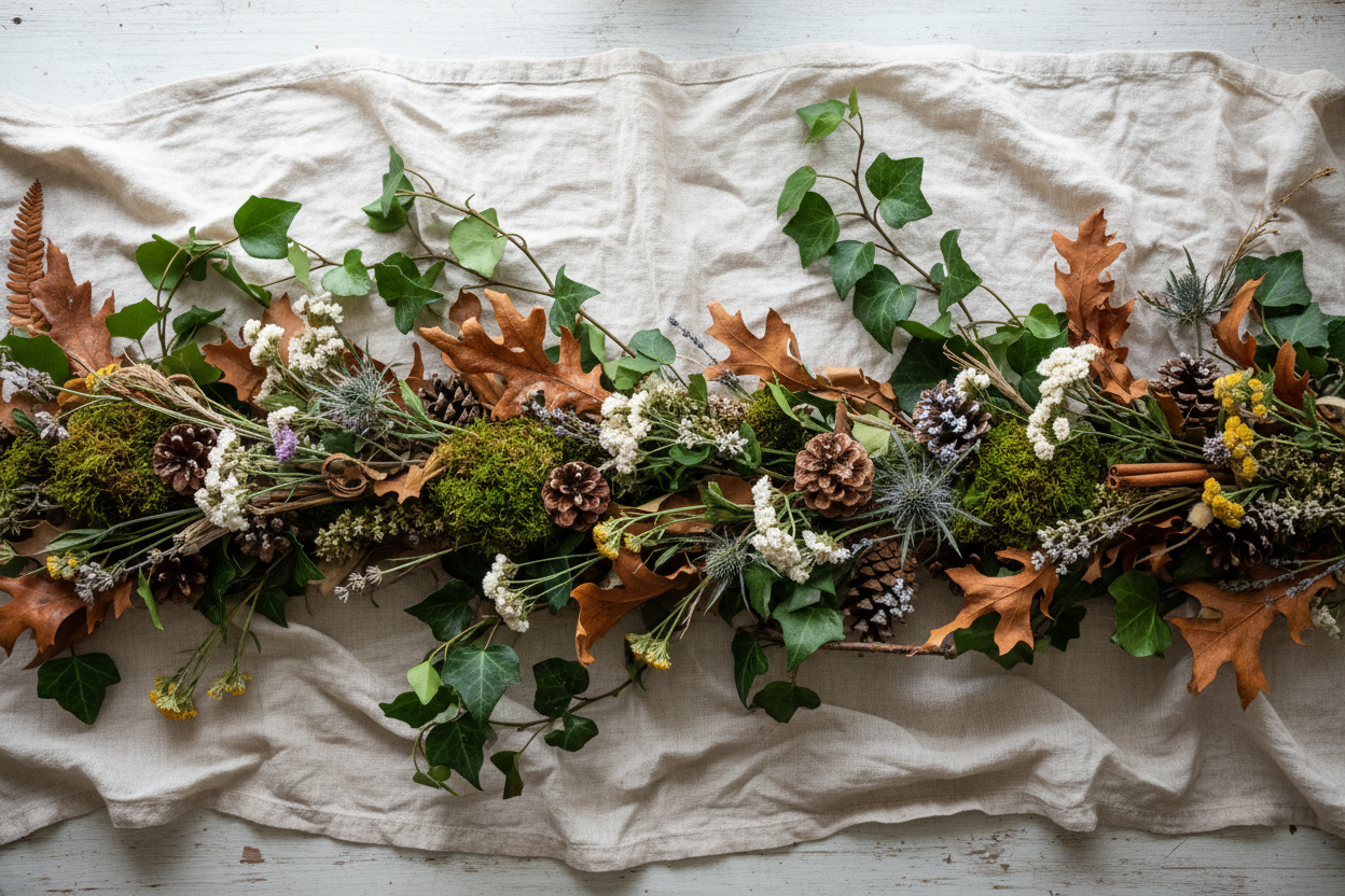 The Foraged Garland Workshop SATURDAY 14TH NOVEMBER
