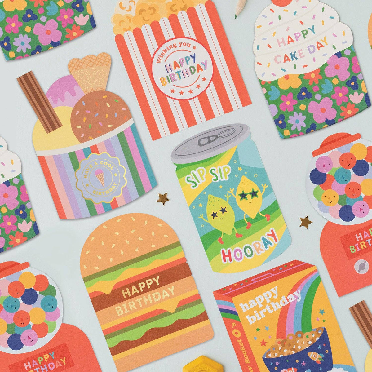 Cereal Fan Birthday Card
