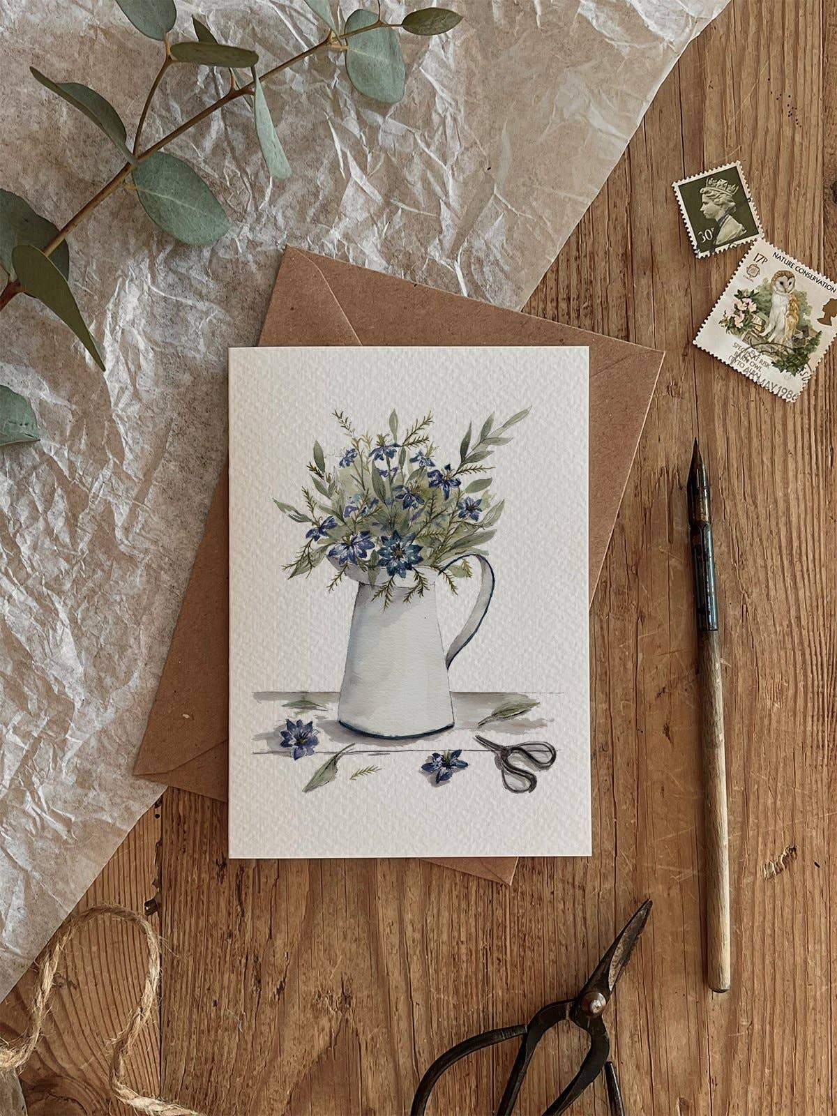 Nigella In Jug Card