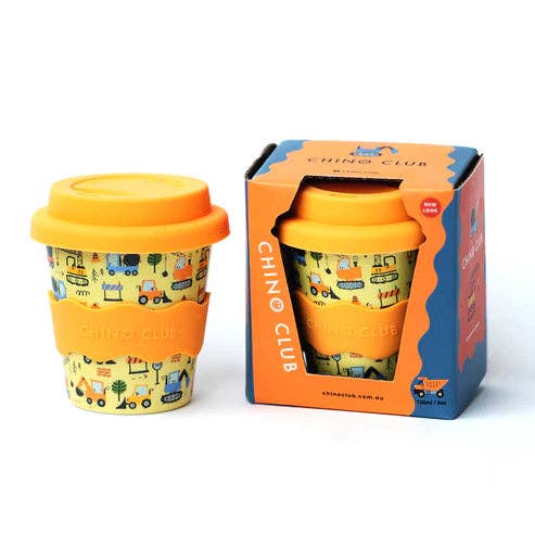 Digger Babychino Cup 4oz (Straws Sold Separately)