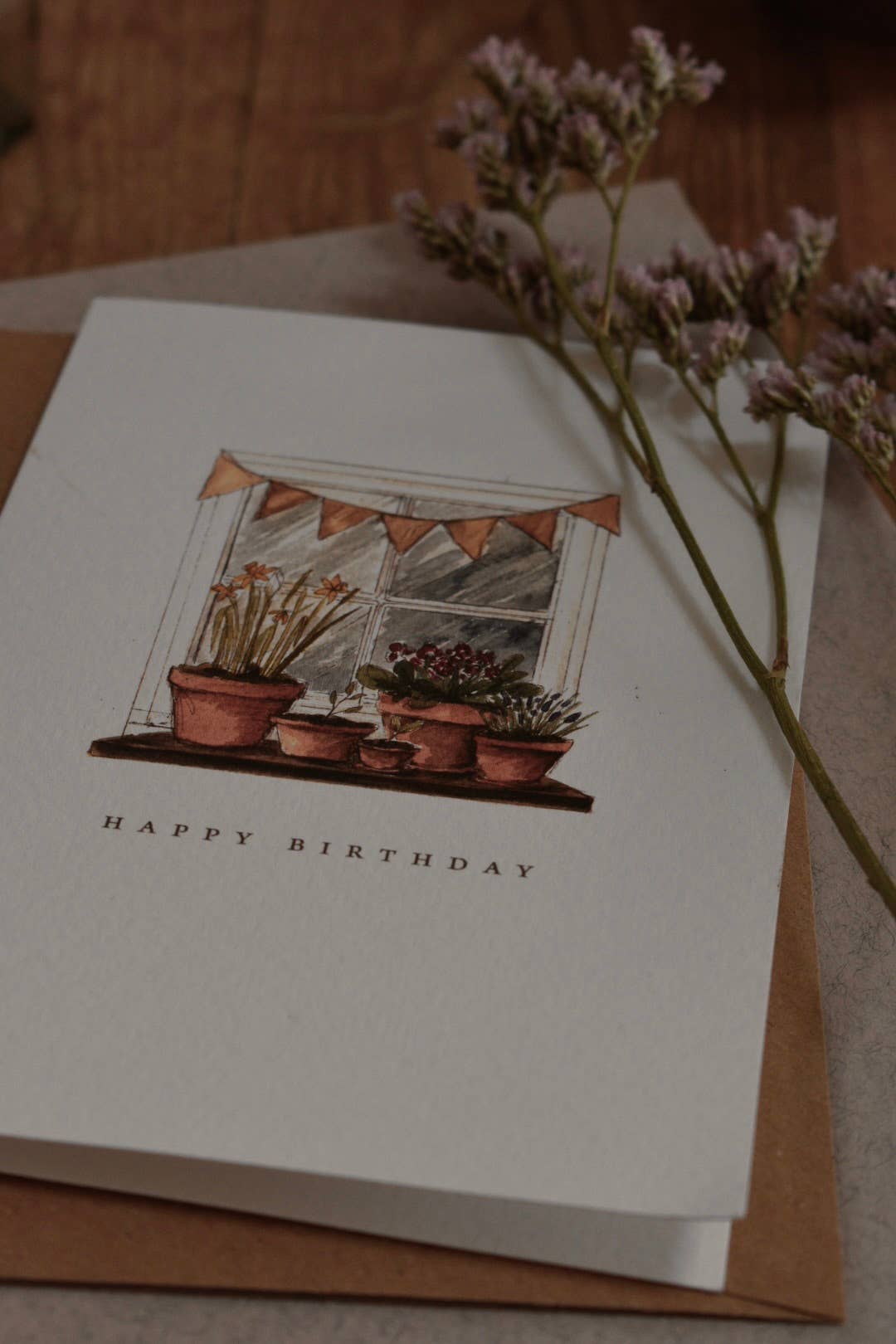 A Birthday Window Card (For Plant and Garden Lovers)
