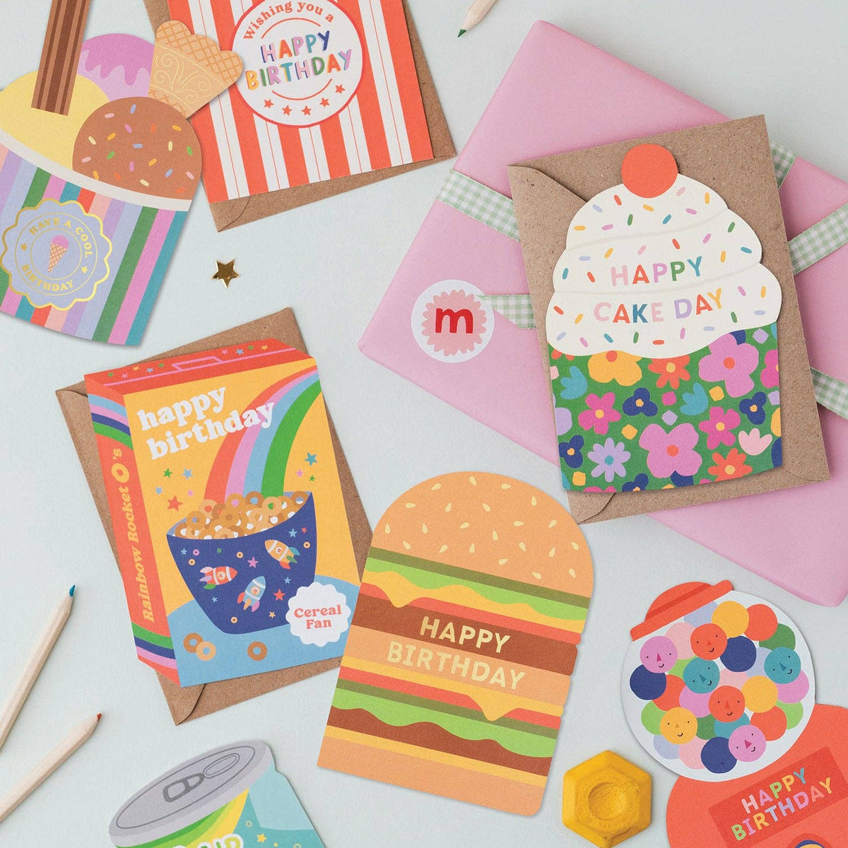 Cereal Fan Birthday Card