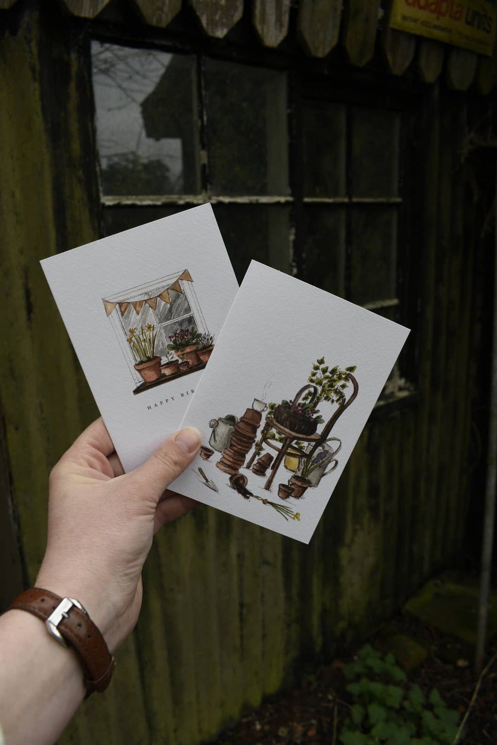 A Birthday Window Card (For Plant and Garden Lovers)